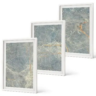 Zidna galerija ukrasni kamen od zelenog mramora