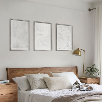 Set 3 slike u okviru Minimalistička pozadina s bijelim mrljama