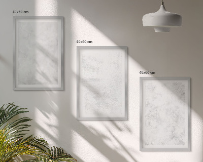 Set 3 slike u okviru Minimalistička pozadina s bijelim mrljama