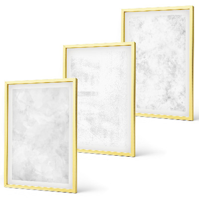 Set 3 slike u okviru Minimalistička pozadina s bijelim mrljama