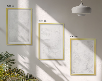 Set 3 slike u okviru Minimalistička pozadina s bijelim mrljama