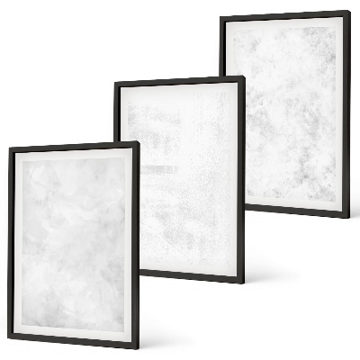 Set 3 slike u okviru Minimalistička pozadina s bijelim mrljama