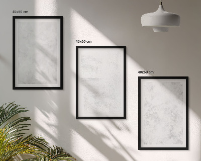 Set 3 slike u okviru Minimalistička pozadina s bijelim mrljama