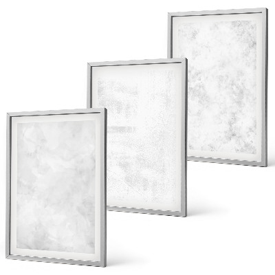 Set 3 slike u okviru Minimalistička pozadina s bijelim mrljama