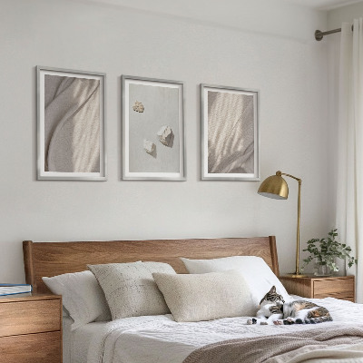 Zidna galerija Krupni planovi strukture u boho stilu