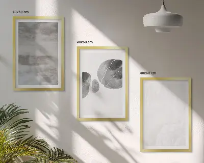 Apstraktne moderne strukture triptih u okviru
