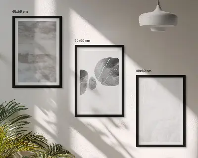 Apstraktne moderne strukture triptih u okviru