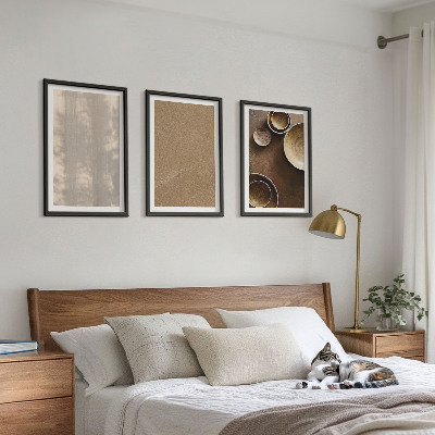 Set 3 slike u okviru Minimalističke teksturne strukture