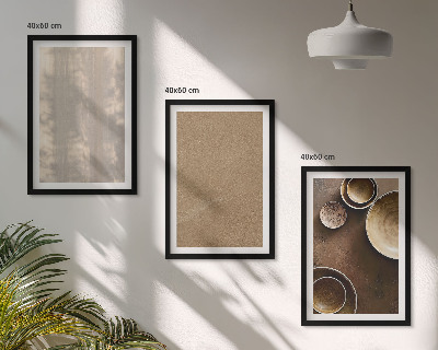 Set 3 slike u okviru Minimalističke teksturne strukture