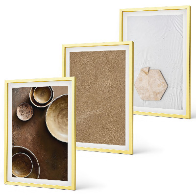 Set 3 slike u okviru Minimalističke teksture i boje