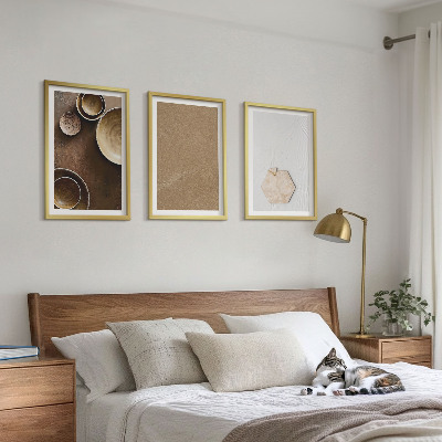 Set 3 slike u okviru Minimalističke teksture i boje