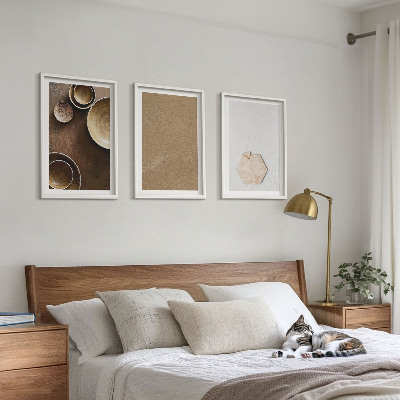 Set 3 slike u okviru Minimalističke teksture i boje