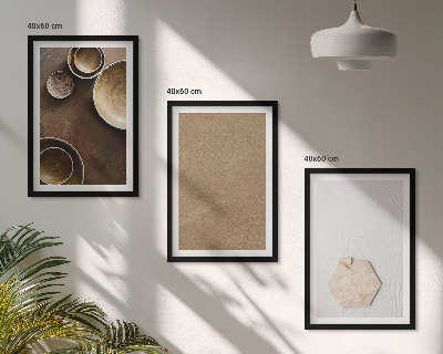 Set 3 slike u okviru Minimalističke teksture i boje