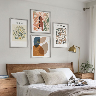 Dekorativni komplet slika za zid Boho estetski pastelni posteri