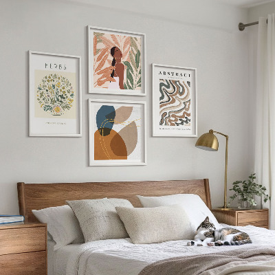 Dekorativni komplet slika za zid Boho estetski pastelni posteri