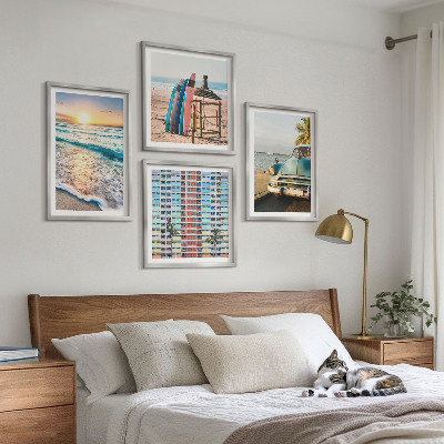 Set 4 slike u okviru Zalazak sunca u Miamiju