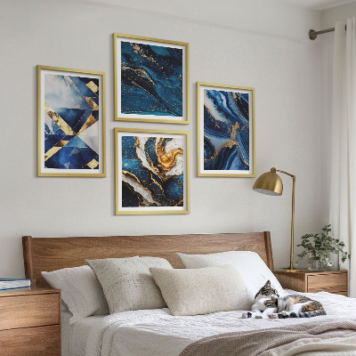 Set 4 slike u okviru Apstraktni elegantni uzorci