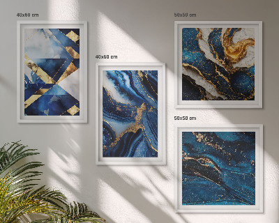 Set 4 slike u okviru Apstraktni elegantni uzorci