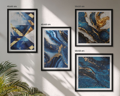 Set 4 slike u okviru Apstraktni elegantni uzorci