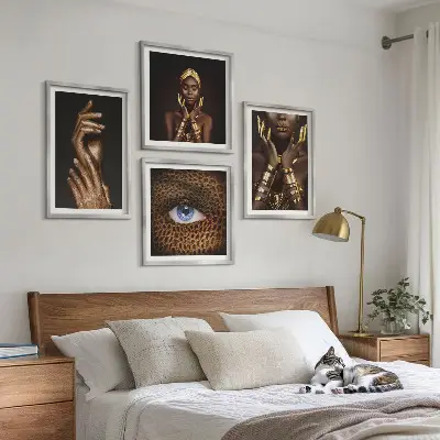 Komplet umjetničkih portreta žena za spavaću sobu