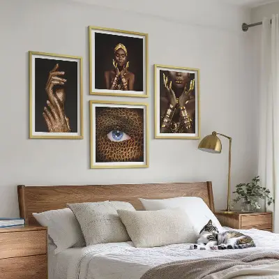 Komplet umjetničkih portreta žena za spavaću sobu