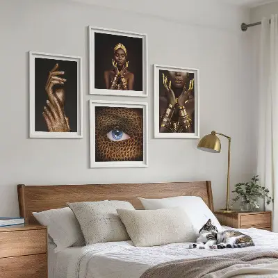 Komplet umjetničkih portreta žena za spavaću sobu