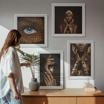 Komplet umjetničkih portreta žena za spavaću sobu