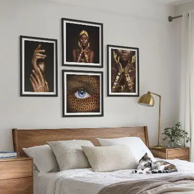 Komplet umjetničkih portreta žena za spavaću sobu