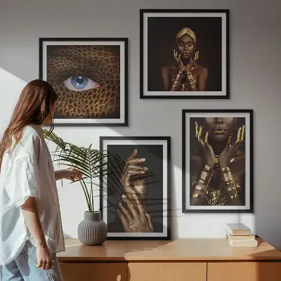 Komplet umjetničkih portreta žena za spavaću sobu