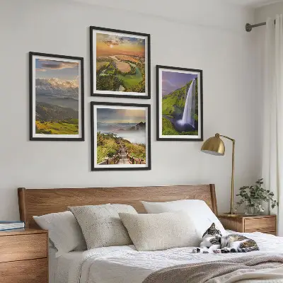 Dekorativni komplet zidnih slika s motivima planina, rijeka i vodopada