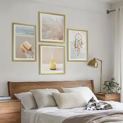 Dekorativni komplet zidnih slika ljetni pejzaži u boho stilu