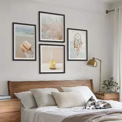Dekorativni komplet zidnih slika ljetni pejzaži u boho stilu