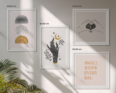 Dekorativni komplet slika za zid Minimalističke boho ilustracije
