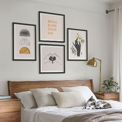 Dekorativni komplet slika za zid Minimalističke boho ilustracije
