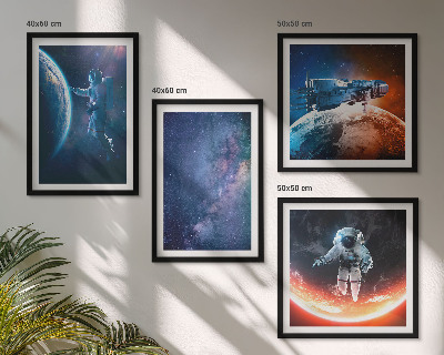 Set 4 slike u okviru Zvijezde svemirskih astronauta