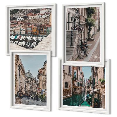 Set 4 slike u okviru Šarmantne ulice lučkih gradova