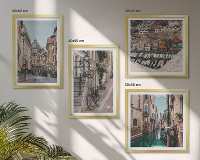 Set 4 slike u okviru Šarmantne ulice lučkih gradova