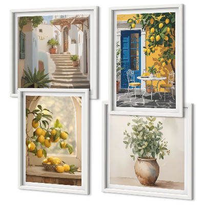 Set 4 slike u okviru Arhitektura grada Lemonsa