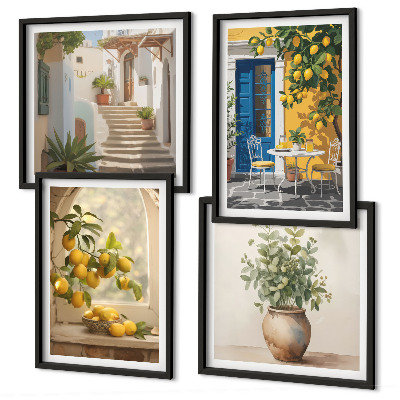 Set 4 slike u okviru Arhitektura grada Lemonsa