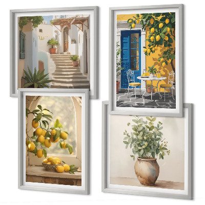 Set 4 slike u okviru Arhitektura grada Lemonsa