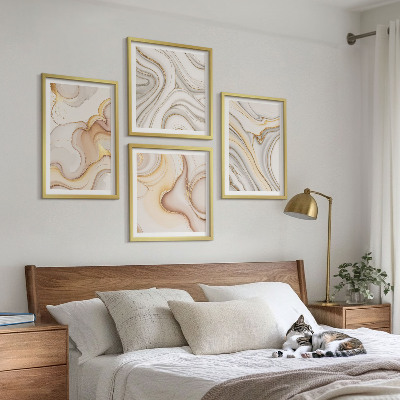 Set 4 slike u okviru Linearni apstraktni motivi