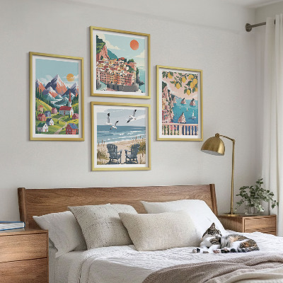 Set 4 slike u okviru Šarene planine i obalni gradovi