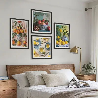 Dekorativni komplet slika za zid s motivima Matisseovih stilskih figura