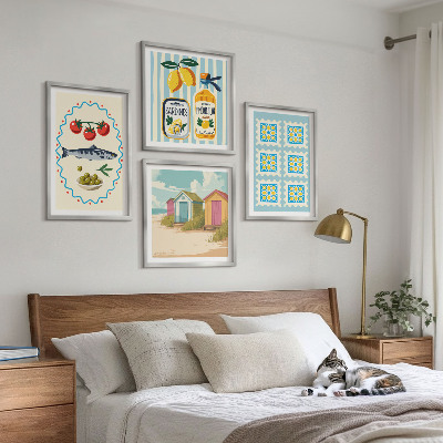 Komplet slika za spavaću sobu Ilustracije mediteranske kuhinje