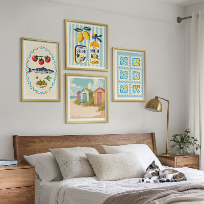 Komplet slika za spavaću sobu Ilustracije mediteranske kuhinje