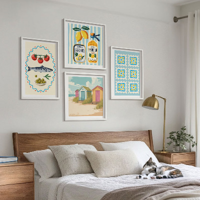 Komplet slika za spavaću sobu Ilustracije mediteranske kuhinje