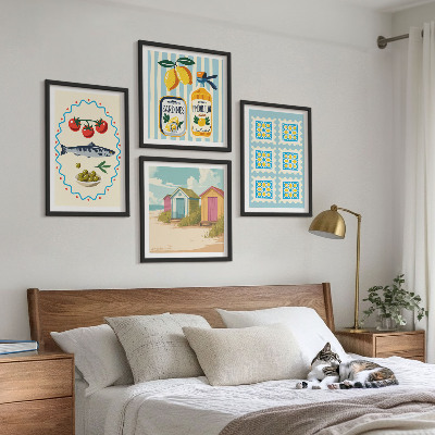 Komplet slika za spavaću sobu Ilustracije mediteranske kuhinje