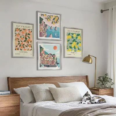 Komplet slika za spavaću sobu motivi talijanskih agruma