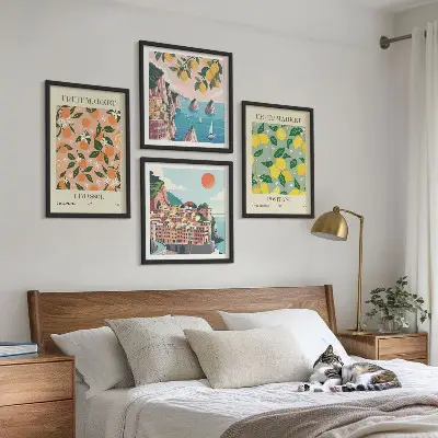 Komplet slika za spavaću sobu motivi talijanskih agruma