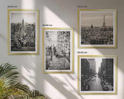 Komplet slika za spavaću sobu Pogled na Pariz, New York, stepenice